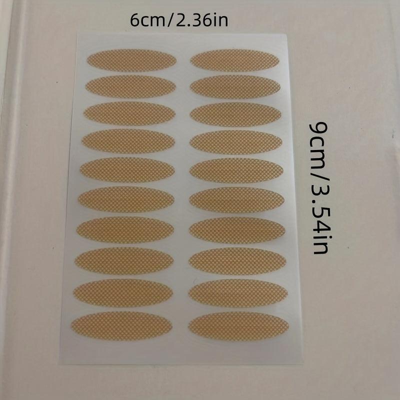Round Shaped Eyelid Tape Double Eyelid Stickers & Tools