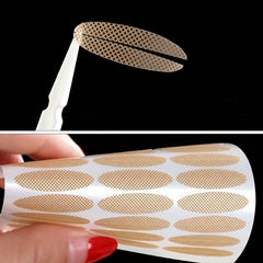 Round Shaped Eyelid Tape Double Eyelid Stickers & Tools