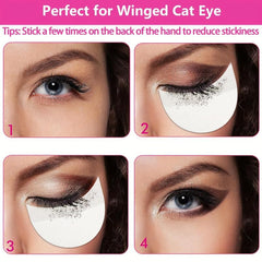 100Pcs Eyeshadow Shields Eye Makeup Pads Professional Stencils Under Eye Patches