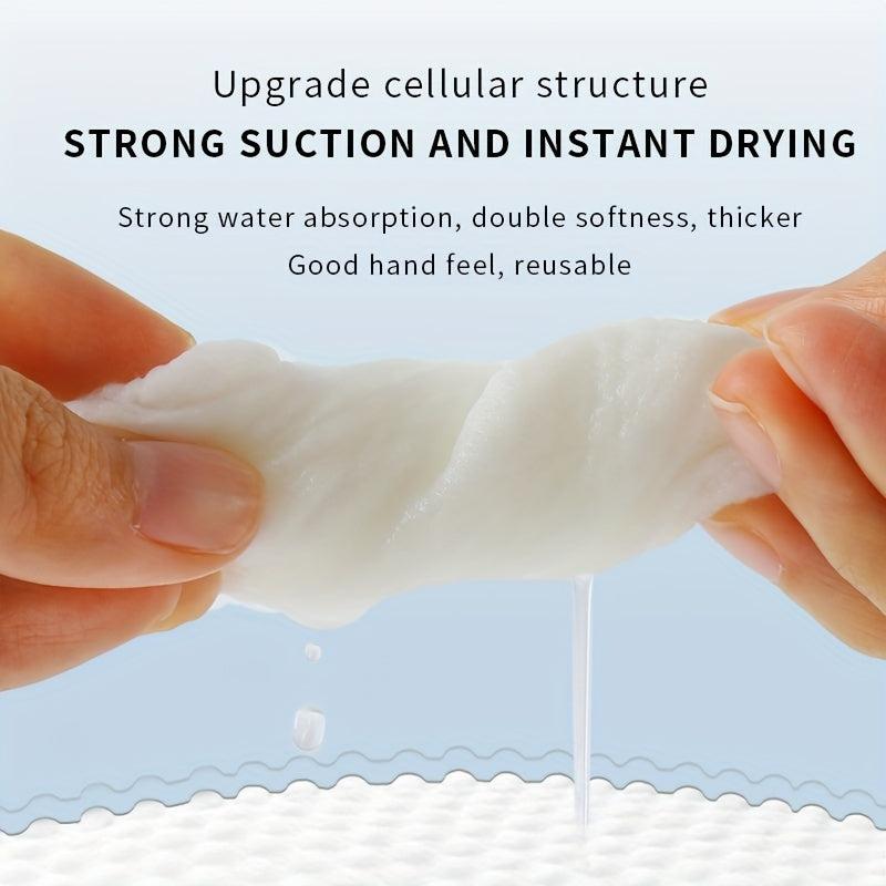 50 Pack Pearl Pattern Disposable Face Towel Thickened Cotton Soft Towel