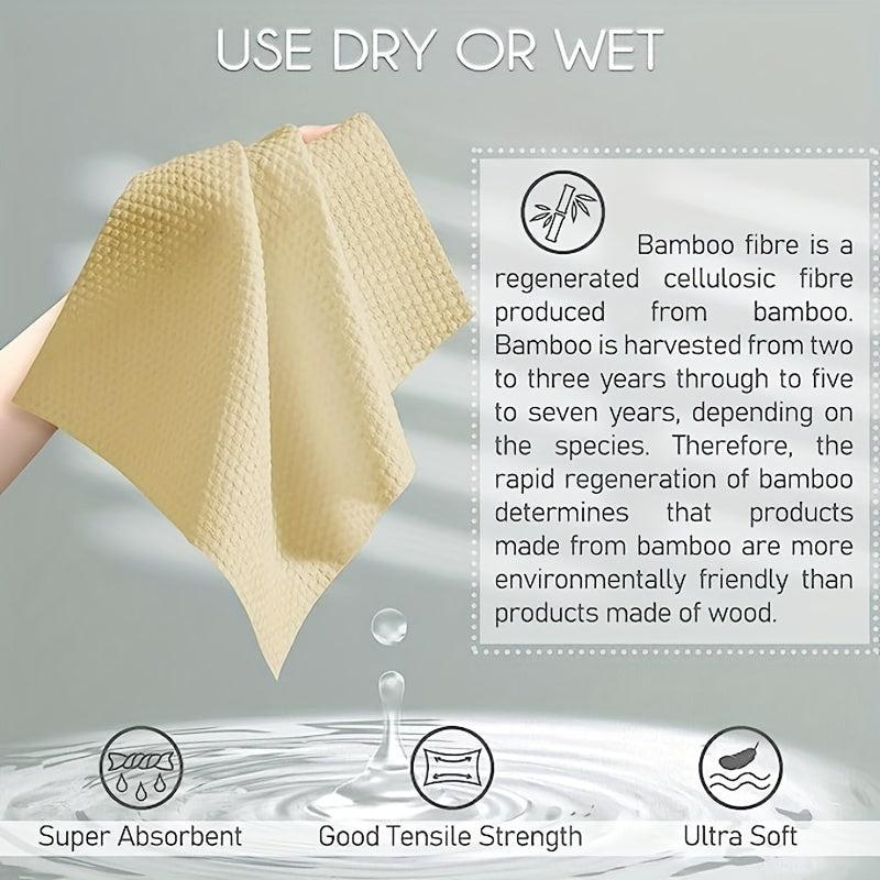 Bamboo Disposable Face Towel Biodegradable Large Dry Face Wipes 60 Count Box
