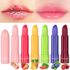 6 Colors Fruit Flavored Lipstick with Moisturizing Benefits