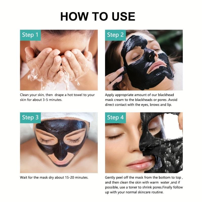 Blackhead Remover Mask Cream Skin Care Deep Cleansing Shrink Pores Acne