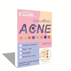 Colorful Acne Stickers 110 Stickers Star Flower Round Shape Acne Sticker