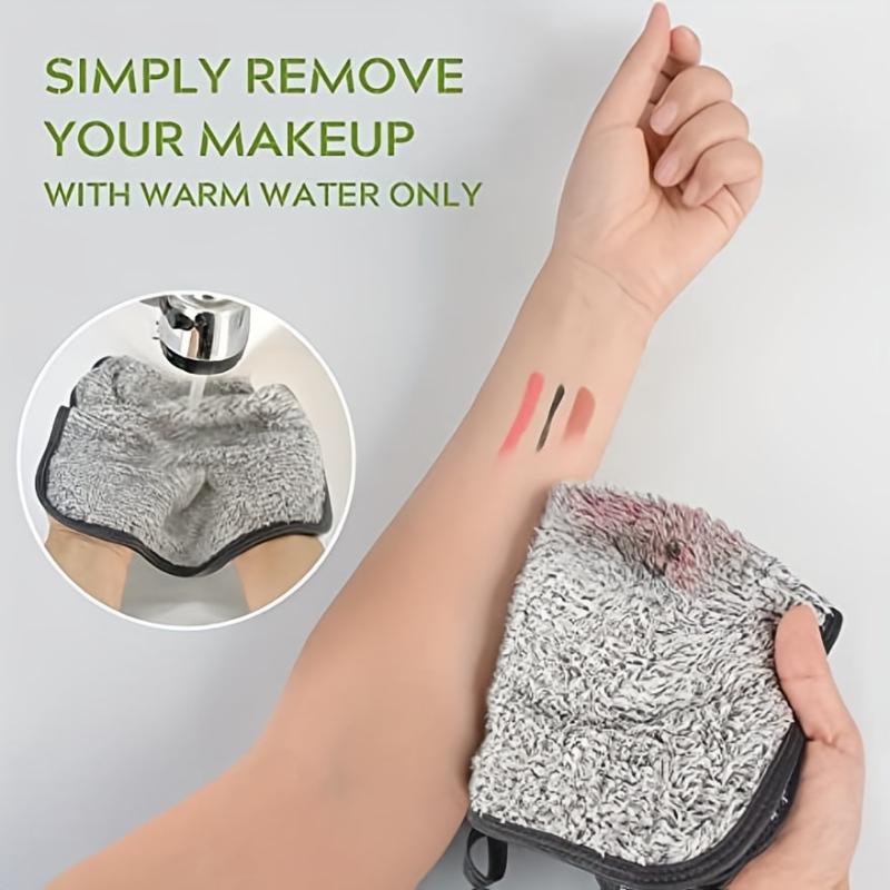 6 Pack Microfiber Face Towels Bamboo Charcoal Face Cloth