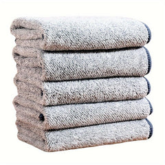 6 Pack Microfiber Face Towels Bamboo Charcoal Face Cloth