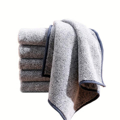 6 Pack Microfiber Face Towels Bamboo Charcoal Face Cloth