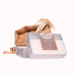 24K Golden Foil Goat Milk & Oat Soap 150g