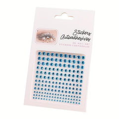 165 Pcs Eye & Face Acrylic Crystal Sticker Makeup Party Halloween Cosplay