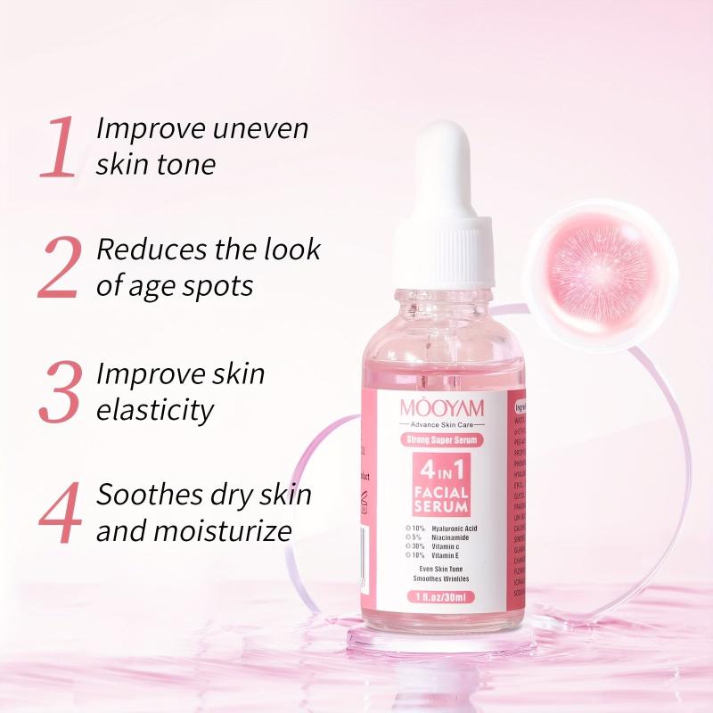 10% Hyaluronic Acid Serum with Niacinamide, Vitamin C & E - 30ml