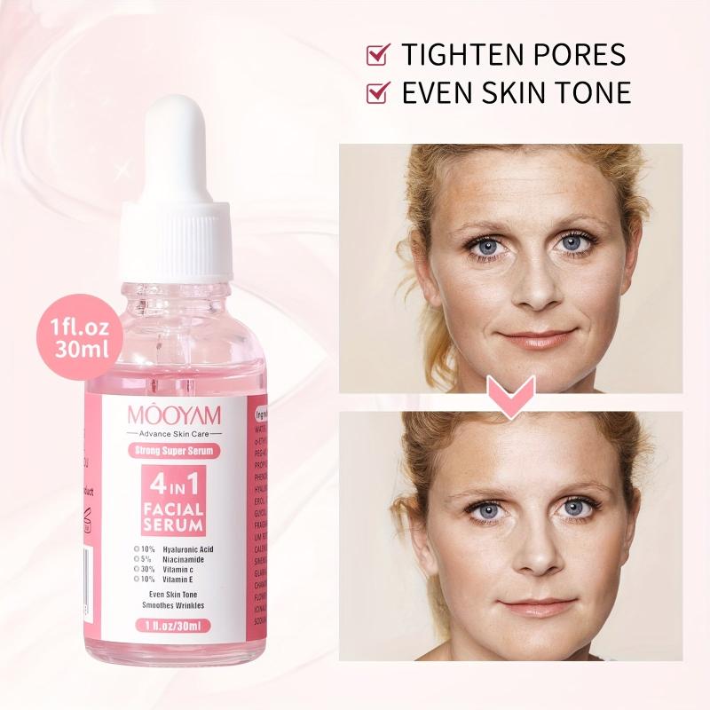10% Hyaluronic Acid Serum with Niacinamide, Vitamin C & E - 30ml
