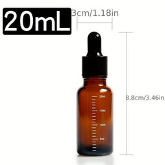 Amber Glass Graduated Dropper Bottle for Essential Oils