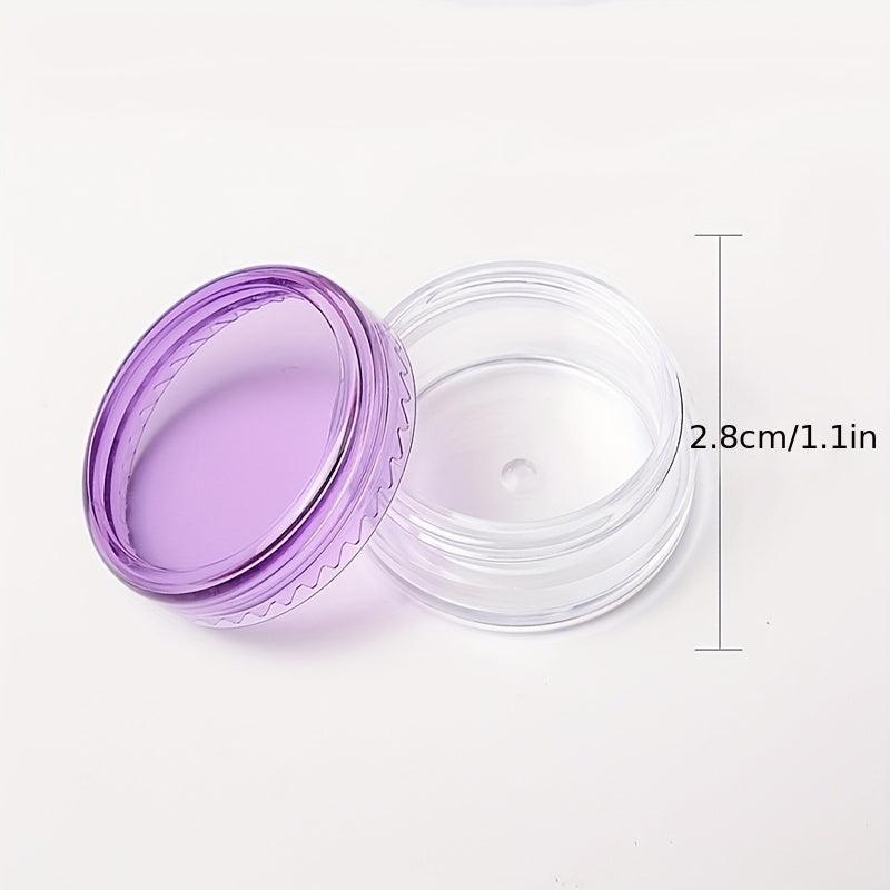 10pcs Mini Lip Sets in 5g Plastic Cosmetic Pots for Makeup