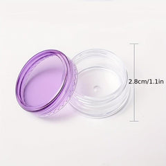 10pcs Mini Lip Sets in 5g Plastic Cosmetic Pots for Makeup