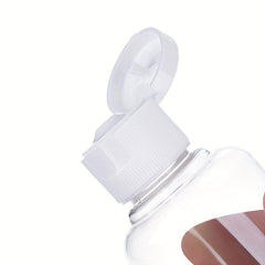 2pcs Empty Bottles Flip Cap Shampoo Lotions 10-120ml Refillable Makeup Travel