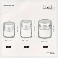 30ml Airless Pump Jar Empty Cosmetic Container Portable Lotion Dispenser Bottles