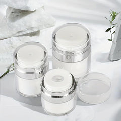 30ml Airless Pump Jar Empty Cosmetic Container Portable Lotion Dispenser Bottles