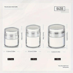 30ml Airless Pump Jar Empty Cosmetic Container Portable Lotion Dispenser Bottles