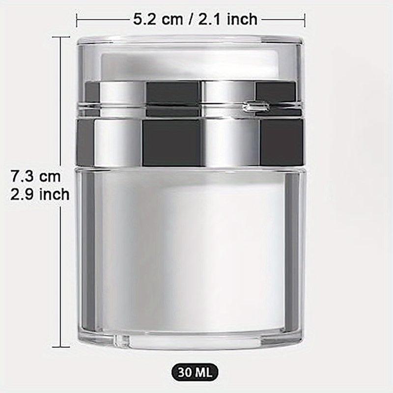 Airless Pump Jars Set for Makeup with Lid