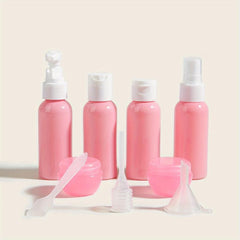 9pcs Travel Bottles Leakproof Refillable Toiletries Containers Set