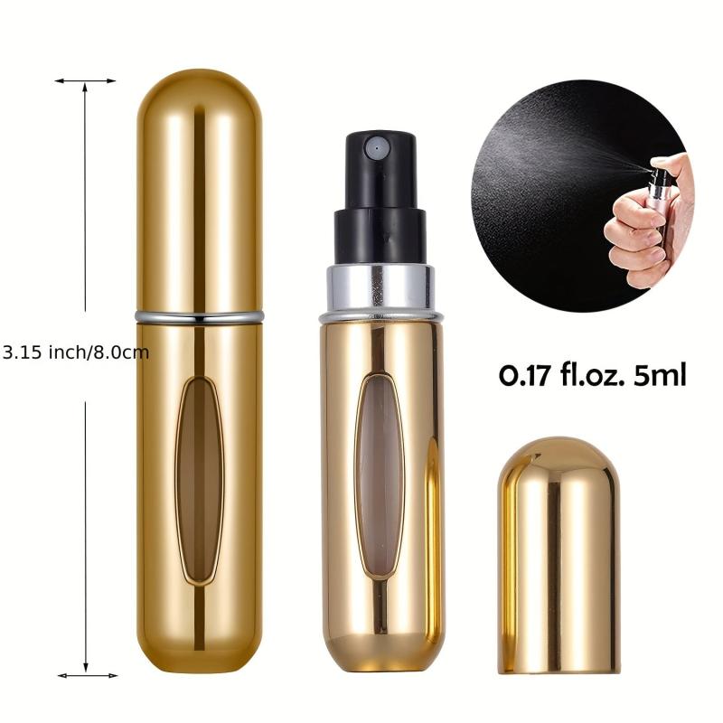 5pcs Refillable Perfume Atomizer Bottle Portable Spray Bottle 5ml 0 2oz