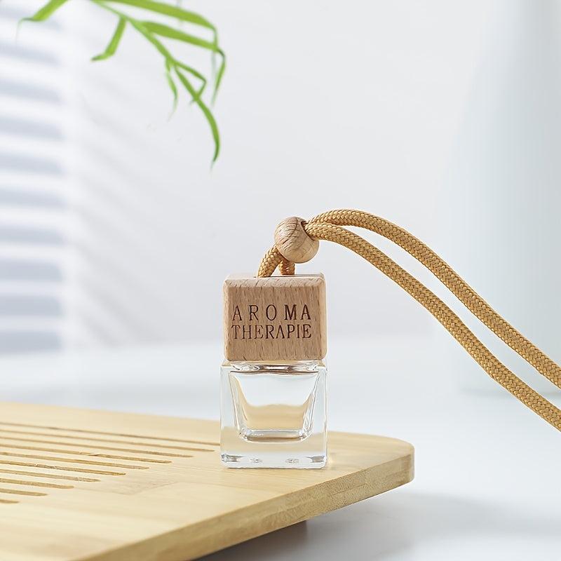 Car Hanging Glass Bottle Refillable Essential Diffuser Air Freshener Ornament