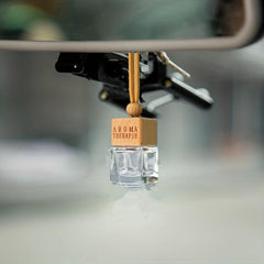 Car Hanging Glass Bottle Refillable Essential Diffuser Air Freshener Ornament