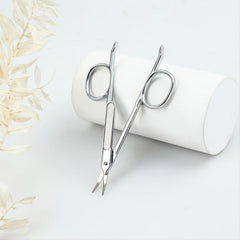 Curved Tip Eyebrow Scissors 3pcs Set