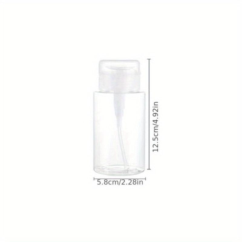 2-Pack Nail Polish Remover Pump Dispensers 200ml Clear