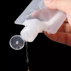 Travel Squeeze Pouch Clear Space Saving Empty Refillable Pouches