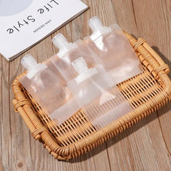 Travel Squeeze Pouch Clear Space Saving Empty Refillable Pouches