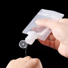 Travel Squeeze Pouch Clear Space Saving Empty Refillable Pouches