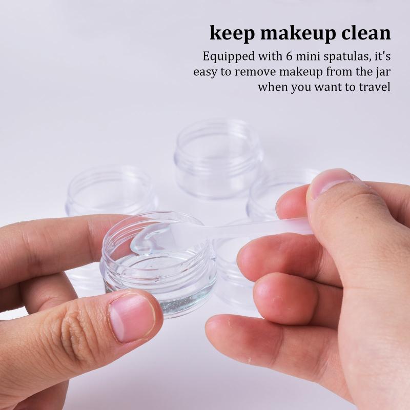 Pack Of 60 Empty Jars Clear Jar Cream Jar 5 Ml Cosmetic Container Travel