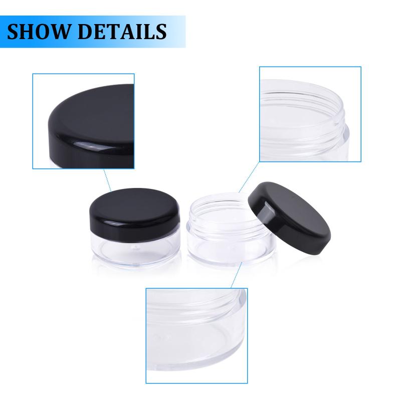 Pack Of 60 Empty Jars Clear Jar Cream Jar 5 Ml Cosmetic Container Travel