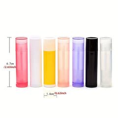 10pcs Lip Balm Containers 5g 7 Colors