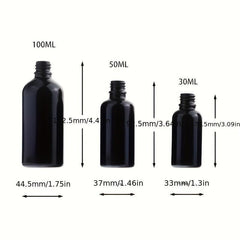 2pcs Glass Dropper Bottles Essential Perfume Aromatherapy Makeup Containers