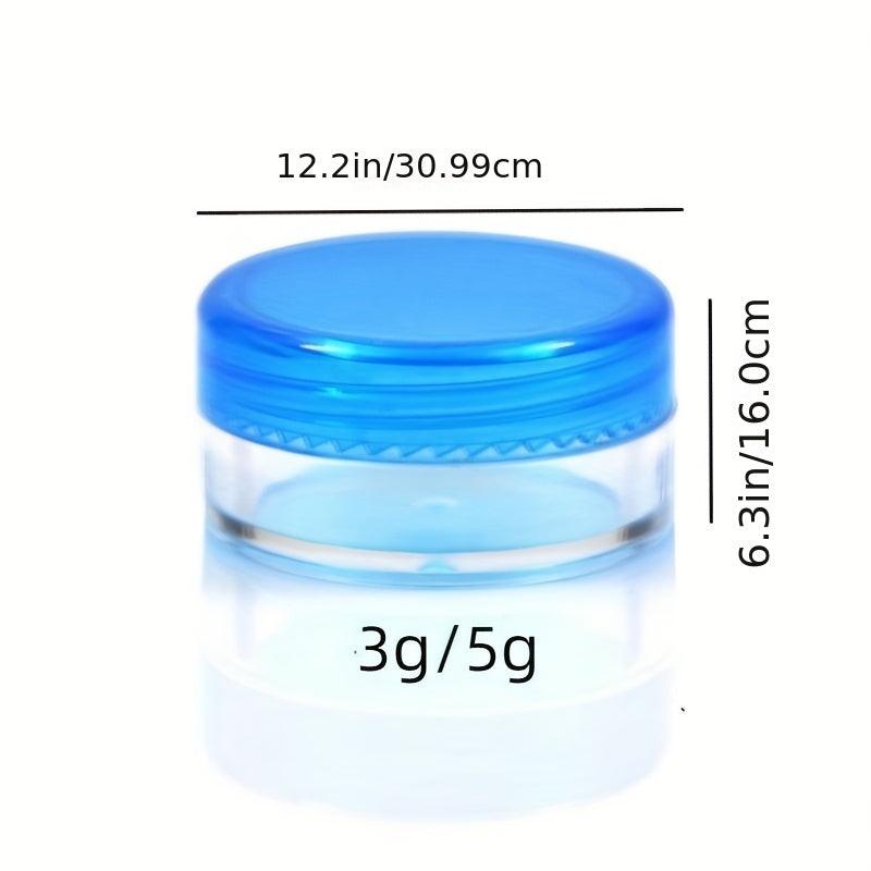 10pcs Colored Round Cosmetic Sample Jars for Face Cream Lip Balm 2g 20g