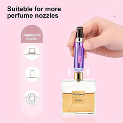 10Pcs Refillable Perfume Atomizer Spray Bottle Portable Empty Aftershave Case