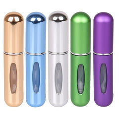 10Pcs Refillable Perfume Atomizer Spray Bottle Portable Empty Aftershave Case
