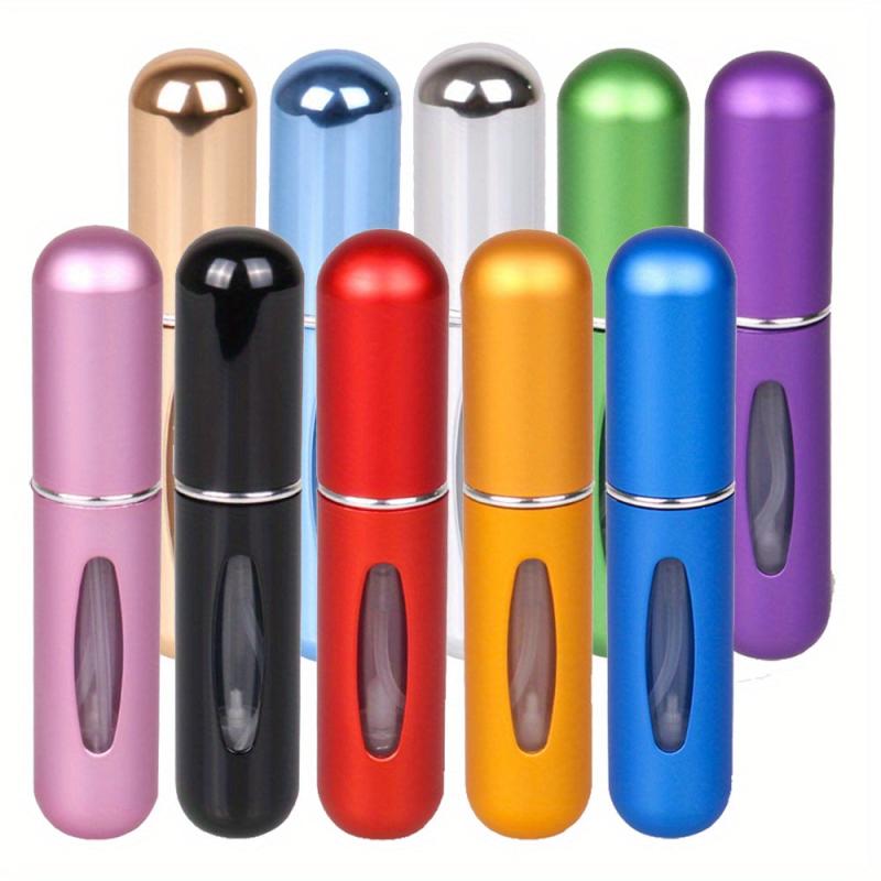 10Pcs Refillable Perfume Atomizer Spray Bottle Portable Empty Aftershave Case