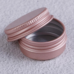 4pcs Travel-size Cosmetic Containers Rose Golden
