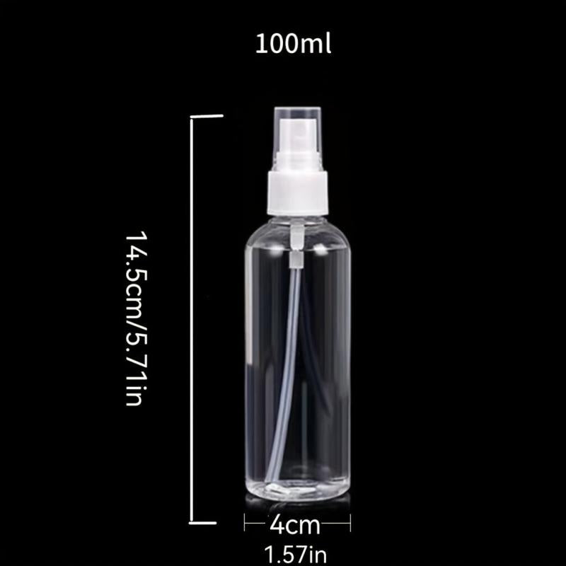 12pcs Fine Mist Spray Bottles 100ml Refillable Makeup Alcohol Atomizer