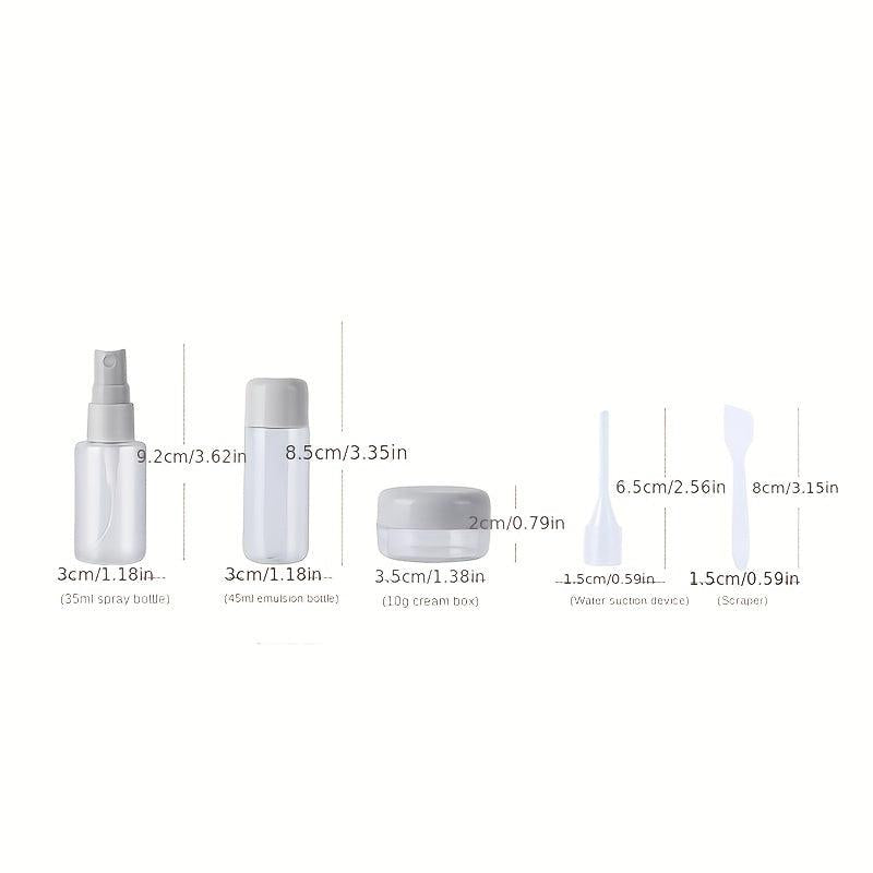 8pcs Travel Bottles Kit Leak Proof Toiletry Containers Set