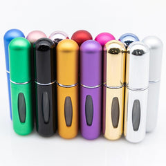 10pcs 5ml Refillable Perfume Bottle Spray Empty Cosmetic Atomizer Travel