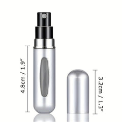 10pcs 5ml Refillable Perfume Bottle Spray Empty Cosmetic Atomizer Travel
