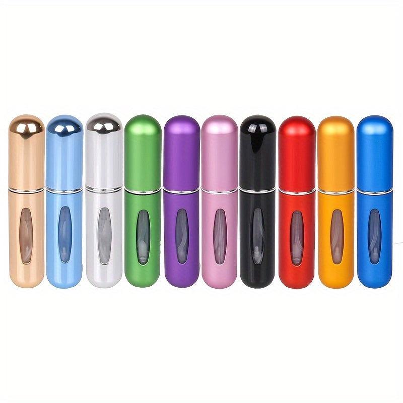 10pcs 5ml Refillable Perfume Bottle Spray Empty Cosmetic Atomizer Travel