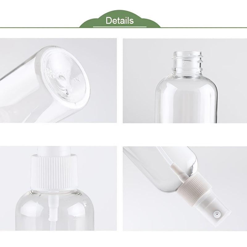 Travel Size Refillable Mist Spray Bottle Clear Plastic Sprayer