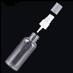 Travel Size Refillable Mist Spray Bottle Clear Plastic Sprayer
