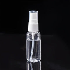 Travel Size Refillable Mist Spray Bottle Clear Plastic Sprayer