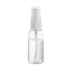 Travel Size Refillable Mist Spray Bottle Clear Plastic Sprayer